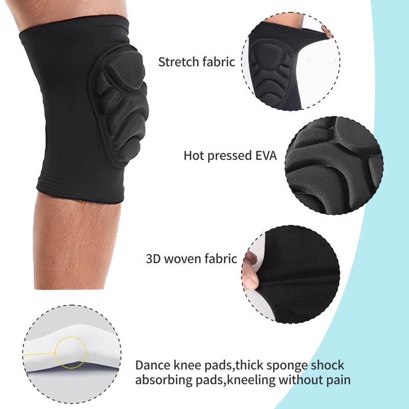 XdealCozyxc Knee Pads Work, 20MM Thickened EVA Foam Kneepads for