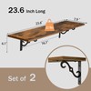 DINZI LVJ Long Wall Shelves, 23.6 Inch Large Floating Shelves
