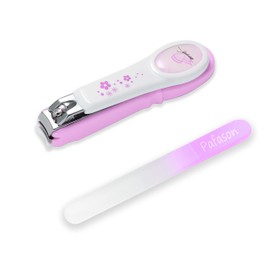 PAFASON Baby Safety Nail Clippers with Nail Catcher and Baby Glass Nail File, Czech Float Glass, Stainless Steel, Ideal Shower Gift for Little Kids, Infants, Newborns, Babies, Toddlers