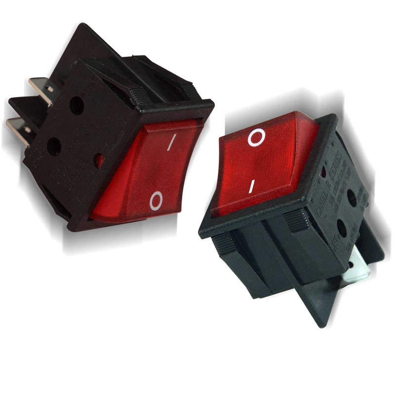 Miayaya Boat Rocker Switch Canal R Series R210-C5L-BG Red Illuminated