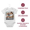 Geschenk mit Namen personalisiert by Shirtracer - Baby Bodysuit Boy
