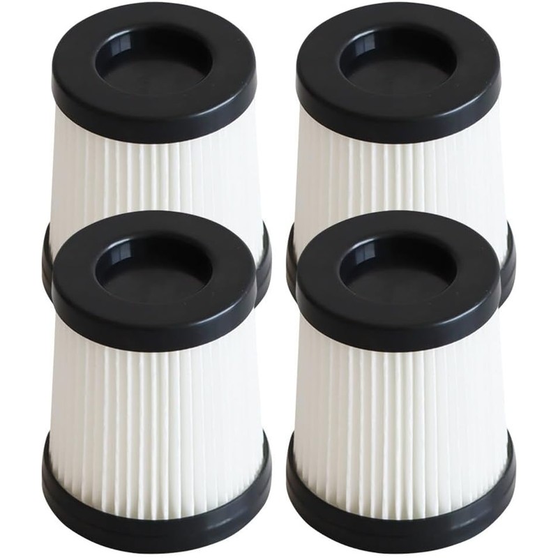 Paquete de 4 filtros HEPA lavables de repuesto para aspiradora