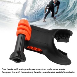 Mouth Mount, Comfortable Stable Sturdy Durable Bite Mouthpiece Holder Ergonomic Design Universal Safe for Action Camera