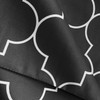 Set of 4 Luxton Black Cushion Covers, Flannel Soft Abstract