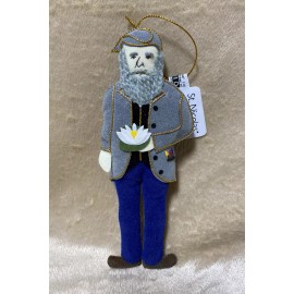 St. Nicolas Embroidered  Monet Ornament 6.5 Inches Tall #9088 MN NEW