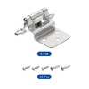 sourcing map 3/8" Cabinet Kitchen Inset Hinges, 6Pcs Self Closing