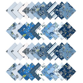 Soimoi Block Print Precut 10-inch Cotton Fabric Quilting Squares Charm Pack DIY Patchwork Sewing Craft