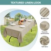 LUSHVIDA Outdoor Tablecloth with Umbrella Hole - Patio Table Cloth