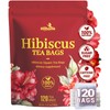 Hibiscus Tea Bags, Hibiscus Flower Herbal Tea - Caffeine &