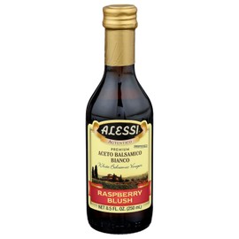Alessi Foods White Balsamic Raspberry Blush Vinegar, 8.5 oz,  Grocery