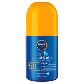 NIVEA SUN Kids Protect & Play Caring Roll-On Sunscreen SPF 50 65ml