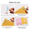 Happy Easter Banner Kit - Easter Bunny Carrot Flags +