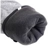Cover Work TMF355405 Fleece Waterproof Thermal Mittens, Heather Gray