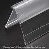 PATIKIL 7 x 3.12inch Acrylic Name Plate Holders Desk Sign