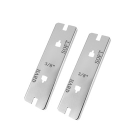 GKZKNG Compatible with Husqvarna 5056981-01N Chainsaw Depth Gauge Tool for 3/8" Chains, Fits 73LP 73VL (H42) Chain, Raker Gauge Filing Guide for Accurate Raker Depth Adjustment 2pcs