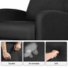 Yaheetech Home Theater Seating Fabric Recliner Chair Modern Single Living
