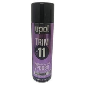 U-Pol TRIM#11 High Build Top Coat Premium Aerosols, 450ml (12oz) (Steel Wheels)