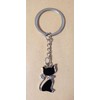 ARZER Key Ring Cat with Sparkling Stones – Black for