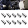10Pcs Round Coupling Nut Stainless Steel Female Thread M10 Connector