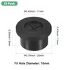 M METERXITY 12-Pack Rubber Grommets for Wiring 16mm Desk Grommet