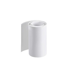 uxcell PVC Heat Shrink Tube 70mm Flat Width Wrap for Three 18650 2 Meter White