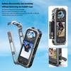 Aluminum Protective Cage for Insta360 X5, Multifunction Utility Frame Case