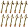 Tandefio 12 Sets Bed Frame Hardware Connector Kit M8x100 mm