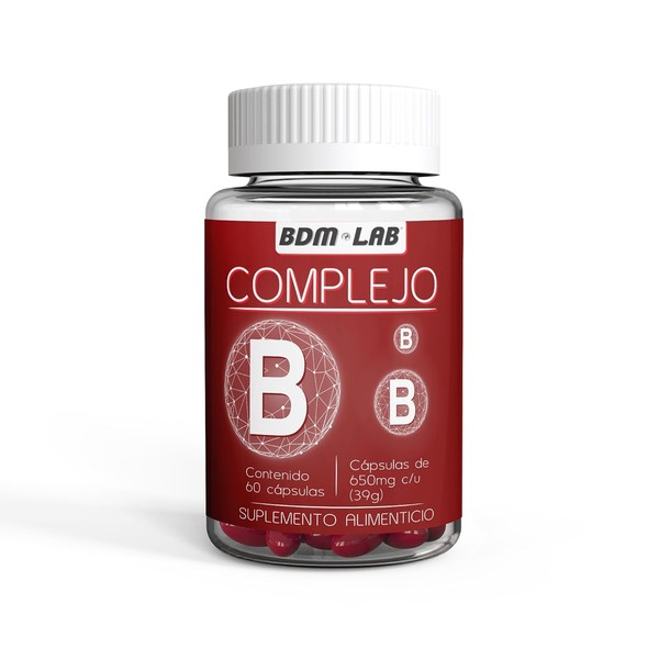 BDM LAB | Cápsulas de Complejo B | 60 Cápsulas