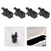 Pack of 4 Plastic Locking Locks for Trash Can with