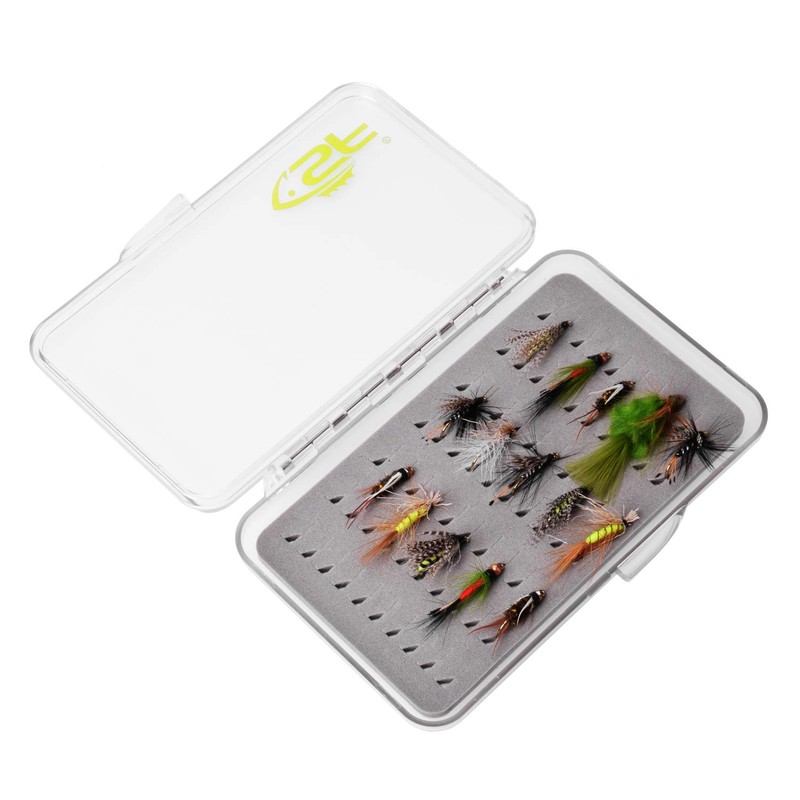 SF Slim Fishing Fly Box Thin Foam Lightweight Trout Flies