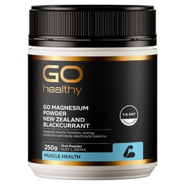 GO Healthy Go Magnesium Powder New Zealand Blackcurrant 250g