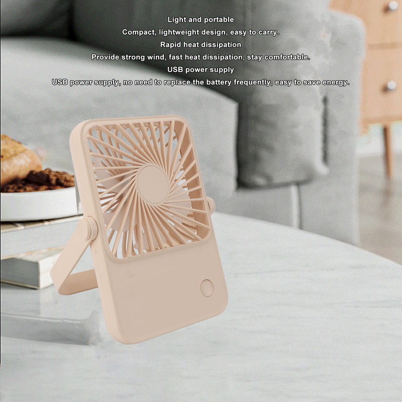 Small Desk Fan USB Powered Portable Table Fan Fast Cooling