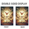 Nuxovilar Christian Faith Garden Flag 12X18 IN Double Sided Bible,