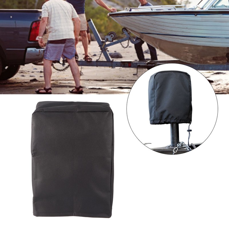 35.5x12.7x25.4cm Waterproof Dust Proof Electric Jack Protective Cover for Trailer