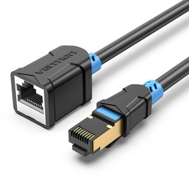 VENTION - Cable de extensión Ethernet Cat 6, cable de conexión SSTP Cat6 RJ45 de 3 m macho a hembra