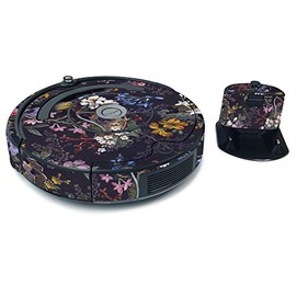 MightySkins Skin for iRobot Roomba 675 Max Coverage - Midnight Blossom | Protective, Durable, and Unique Vinyl Decal wrap Cover | Easy to Apply, Remove, and Change Styles | Made in The USA