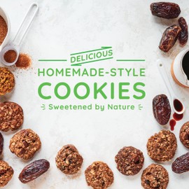 Maxine's Heavenly Pumpkin Cookies | Gluten Free Pumpkin Spice Cookies with Pecans | Made with Oats, Sweetened with Coconut Sugar & Dates | Tasty Low Sugar Vegan Dessert | 7.2 Ounces Each (4 pack)
