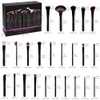 SHANY Pro Set de 24 brochas hechas a mano con