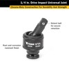 Titan 46130 1/4-Inch Drive Impact Universal Joint Socket