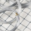 6 Rolls Silver Aluminum Craft Wire 0.8mm 1.0mm 1.2mm 10m/roll,1.5mm