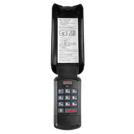 Garage Door Opener Remote Keyless Entry Keypad with Black Weatherproof Case Replacement for Genie (GK-R)