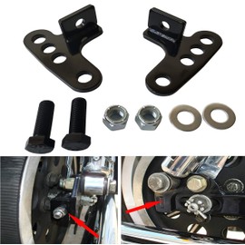 Motobiker - Kit de bajada ajustable de 1 pulgada, 2 pulgadas, 3 pulgadas, compatible con Harley 2000-2015 XL883 XL1200 bloques de bajada de motocicleta traseros
