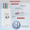Enerlites MWOS-W Motion Sensor Switch, Ultrasonic and PIR Dual Technology,
