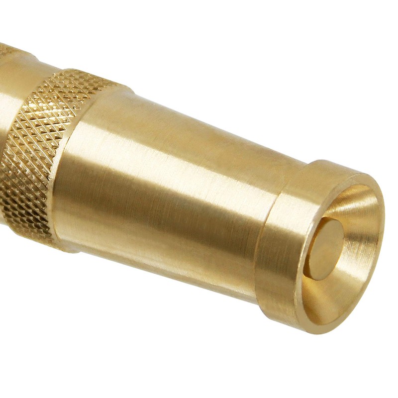 Triumpeek Solid Brass Hose Nozzle, 2 Pack 4" Heavy Duty