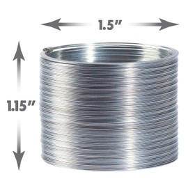 Slinky Jr. the Original Walking Spring Toy, 5-pack Small Metal Slinkys, Kids Toys for Ages 5 Up by Just Play