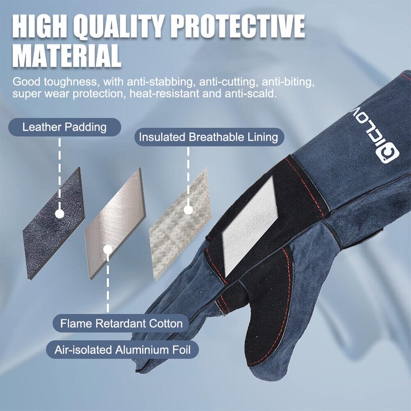 eperfectcom Animal Handling Gloves Anti Bite Training Cat Dog Pet