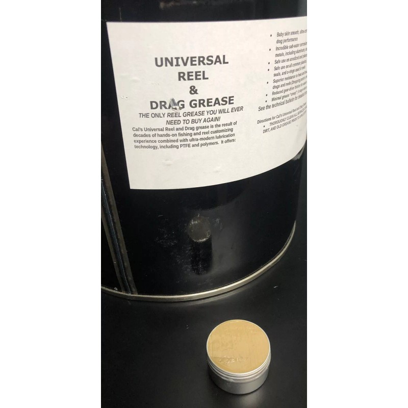 Cal’s Universal Grease Reel Drag Grease 1.4oz Repair Maintenance TAN