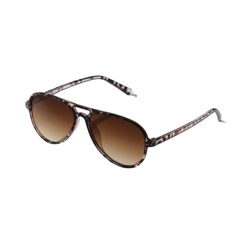 Jefs Sunglasses, Leopard style, Brown Lenses, Classic Design