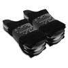 Footstar Cotton Socks Women’s and Men’s (10 Pairs) with Offset