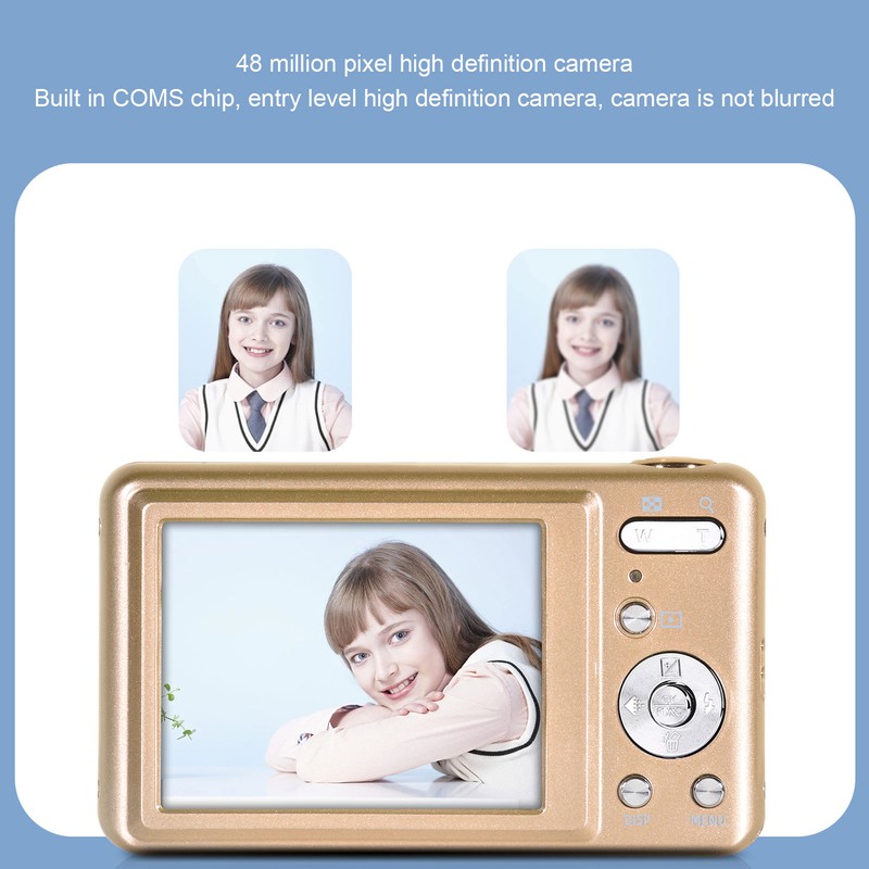 Digital Camera 2.7in 48MP 8X Digital Zoom USB Anti Shake